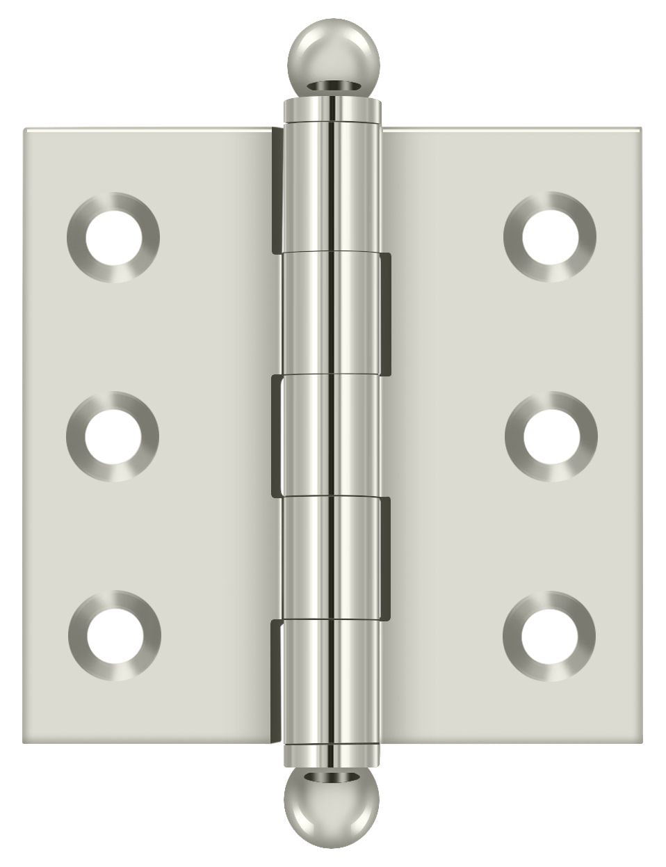 Deltana 2" x 2" Hinge; with Ball Tips; Deltana