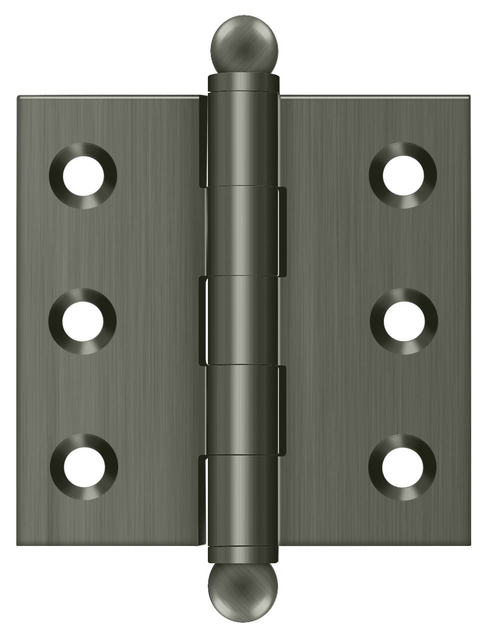 Deltana 2" x 2" Hinge; with Ball Tips; Deltana