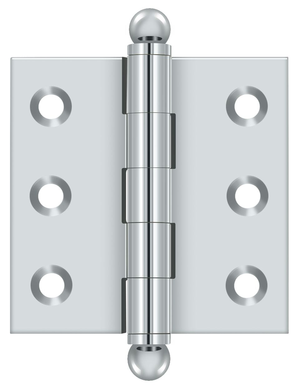 Deltana 2" x 2" Hinge; with Ball Tips; Deltana