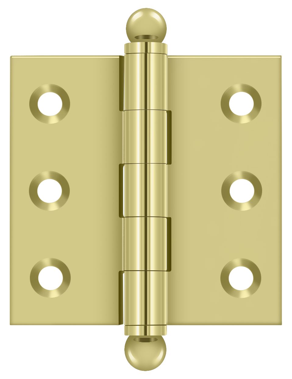 Deltana 2" x 2" Hinge; with Ball Tips; Deltana