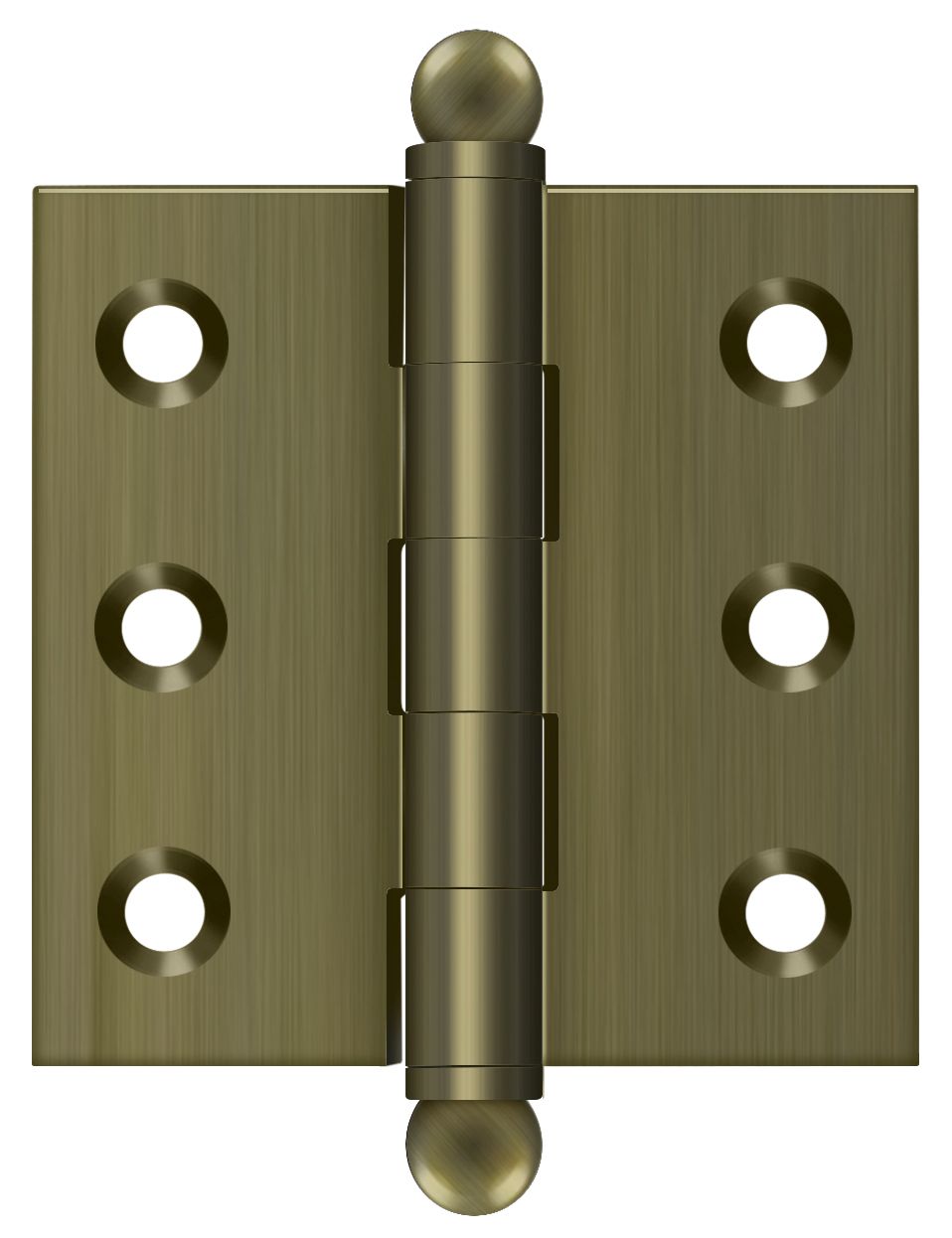 Deltana 2" x 2" Hinge; with Ball Tips; Deltana