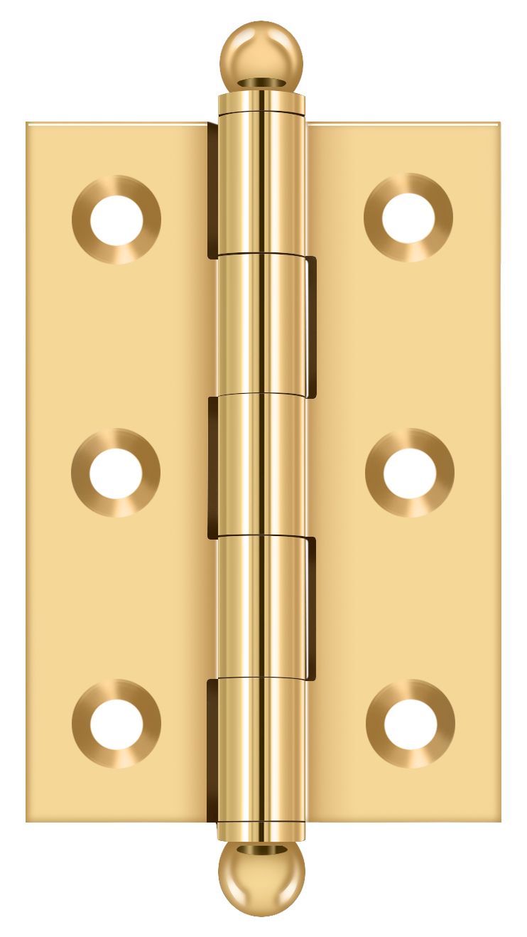 Deltana 2-1/2" x 1-11/16" Hinge; with Ball Tips; Deltana