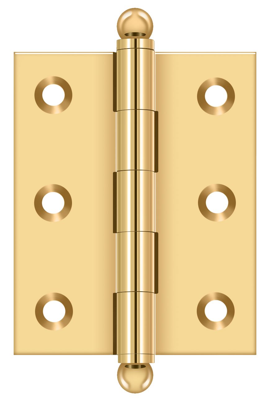 Deltana 2-1/2" x 2" Hinge; with Ball Tips; Deltana