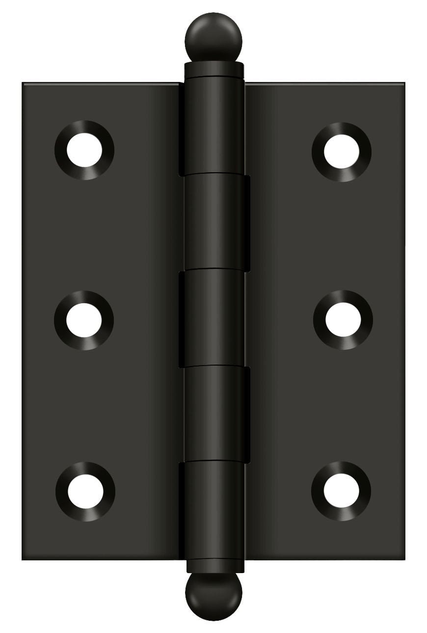Deltana 2-1/2" x 2" Hinge; with Ball Tips; Deltana
