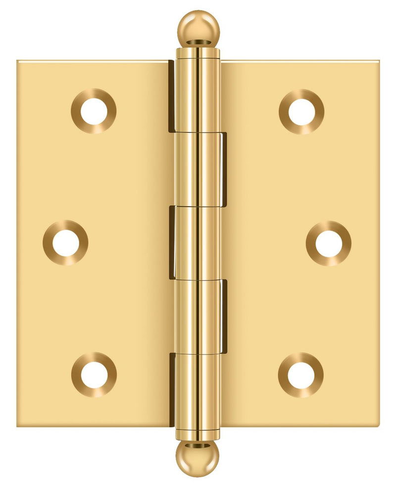 Deltana 2-1/2" x 2-1/2" Hinge; with Ball Tips; Deltana