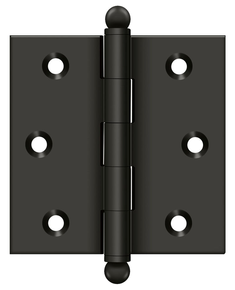 Deltana 2-1/2" x 2-1/2" Hinge; with Ball Tips; Deltana