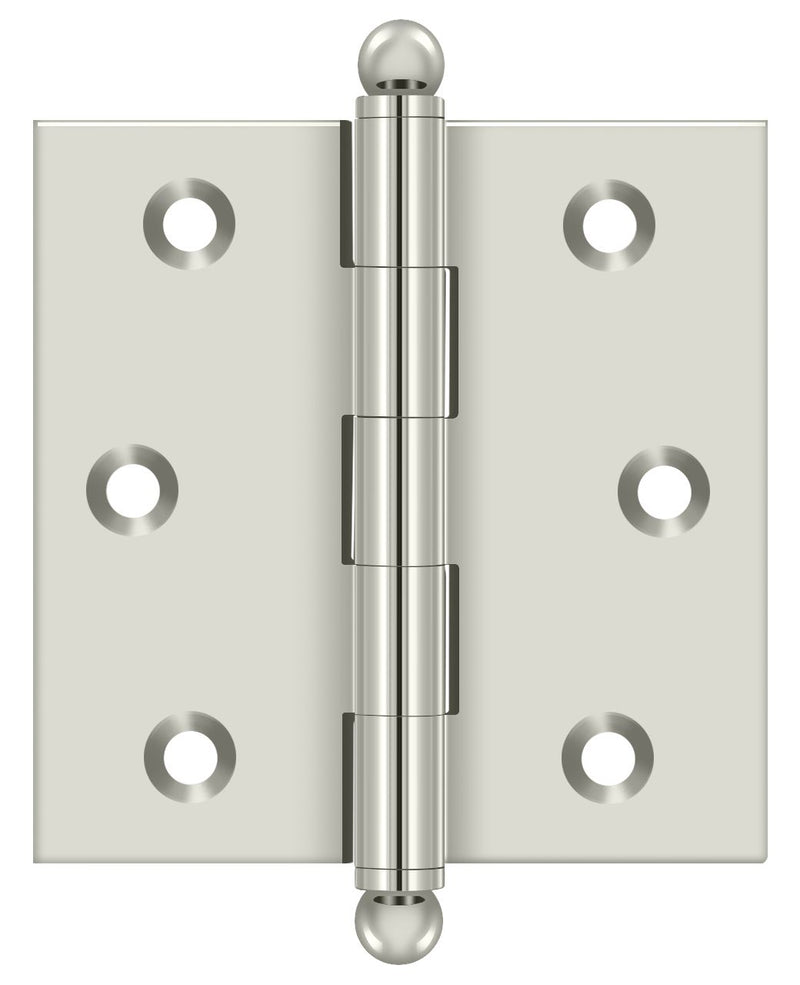 Deltana 2-1/2" x 2-1/2" Hinge; with Ball Tips; Deltana