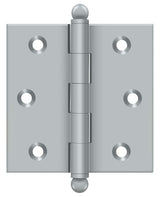 Deltana 2-1/2" x 2-1/2" Hinge; with Ball Tips; Deltana