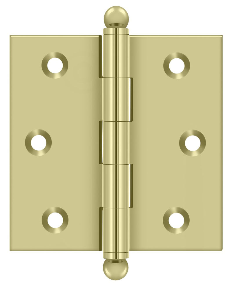 Deltana 2-1/2" x 2-1/2" Hinge; with Ball Tips; Deltana