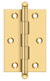 Deltana 3" x 2" Hinge; with Ball Tips; Deltana