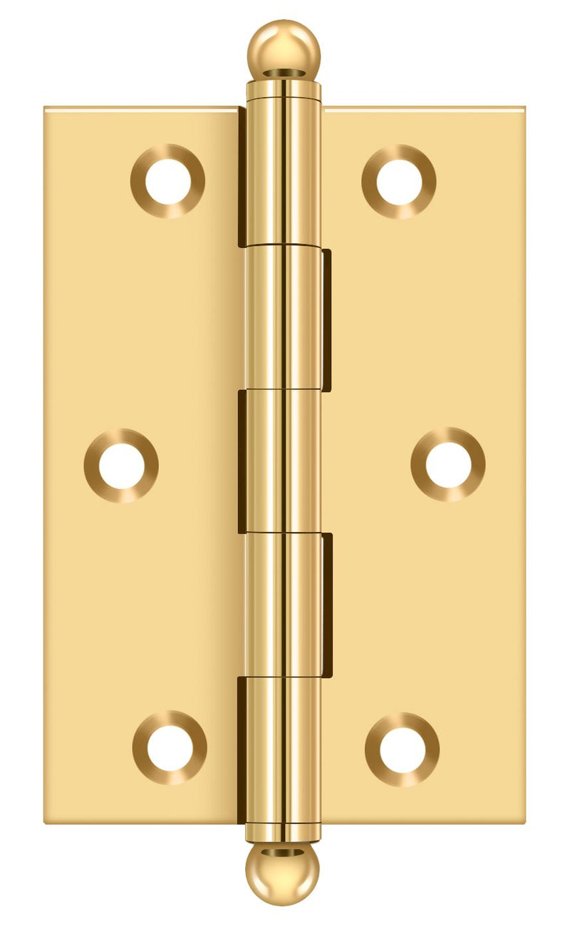Deltana 3" x 2" Hinge; with Ball Tips; Deltana