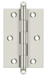 Deltana 3" x 2" Hinge; with Ball Tips; Deltana