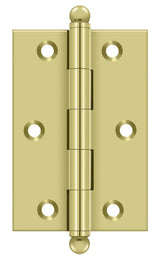 Deltana 3" x 2" Hinge; with Ball Tips; Deltana
