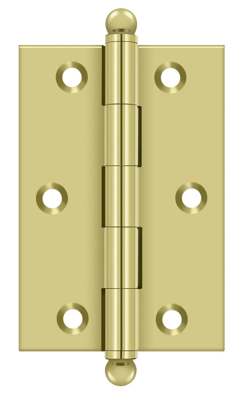 Deltana 3" x 2" Hinge; with Ball Tips; Deltana