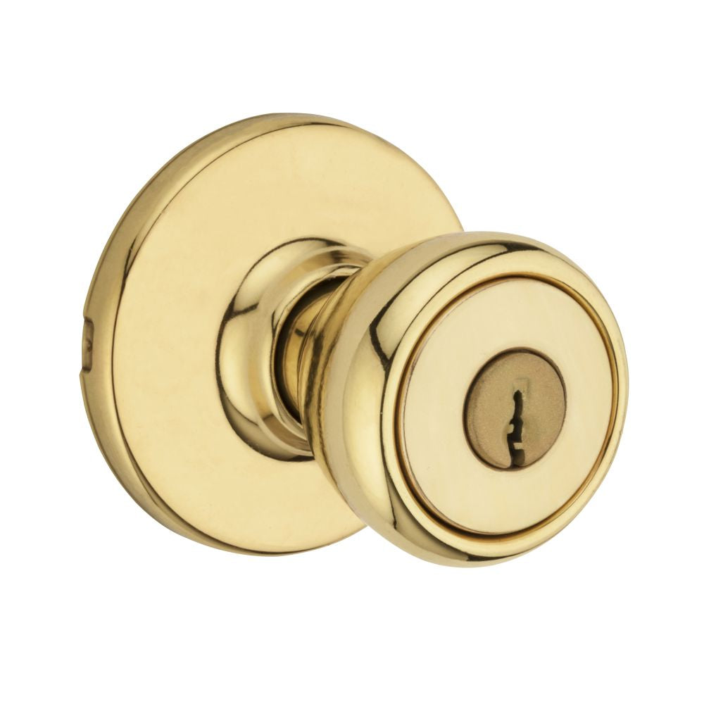 Kwikset Clear Pack Tylo Knob Entry Door Lock with 6AL Latch and RCS Strike K6