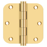 Deltana 3-1/2" x 3-1/2" x 5/8" Radius Hinge; Deltana