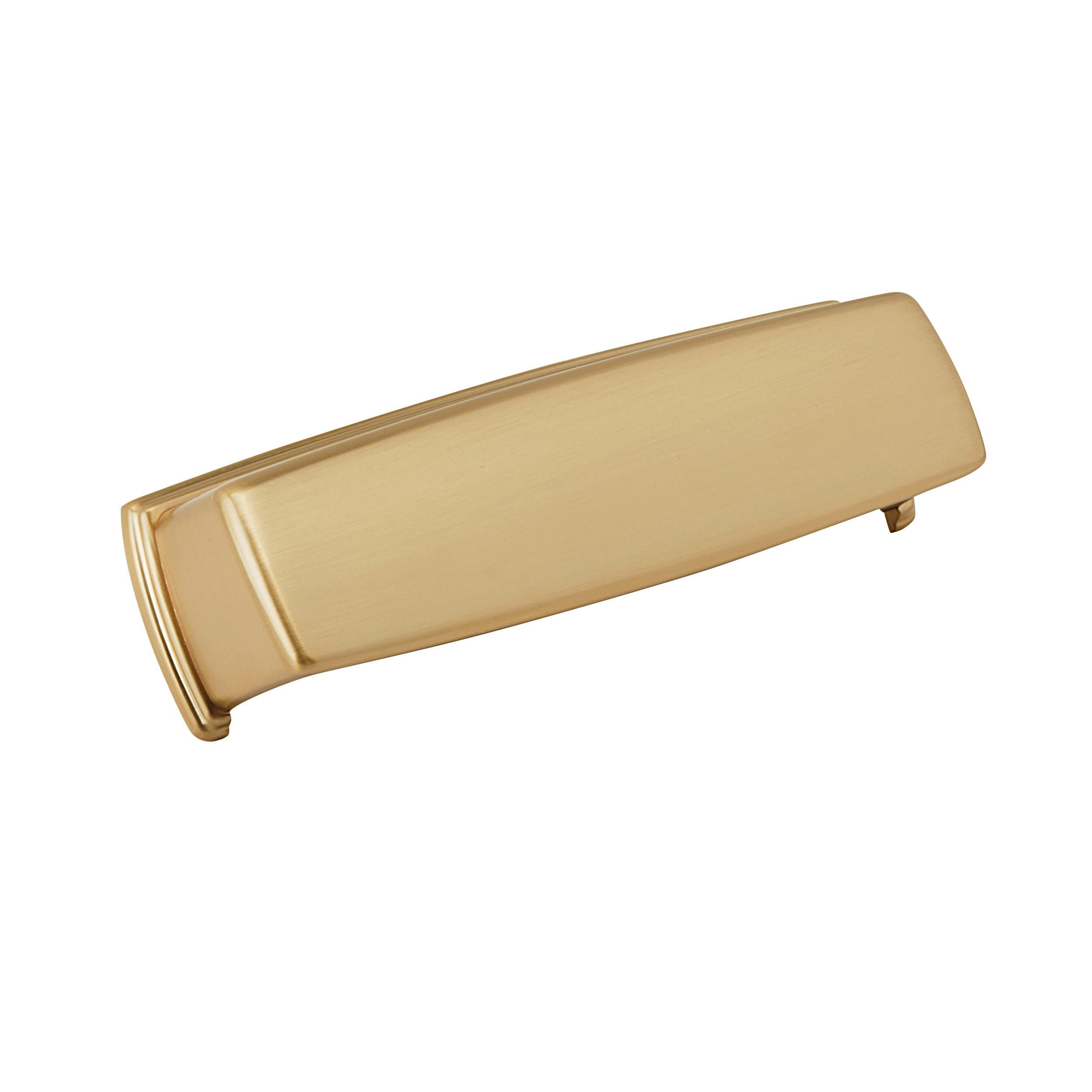 Amerock Kane 3-3/4 inch (96mm) Center-to-Center Cup Pull - 53801 Amerock