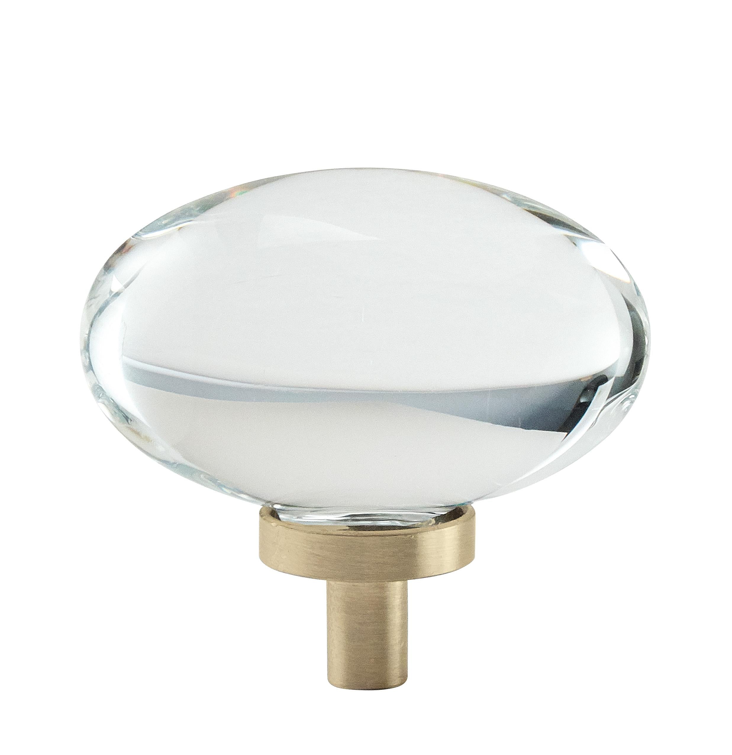 Amerock Glacio 1-3/4 in (44 mm) Length Knob - 36651 Amerock