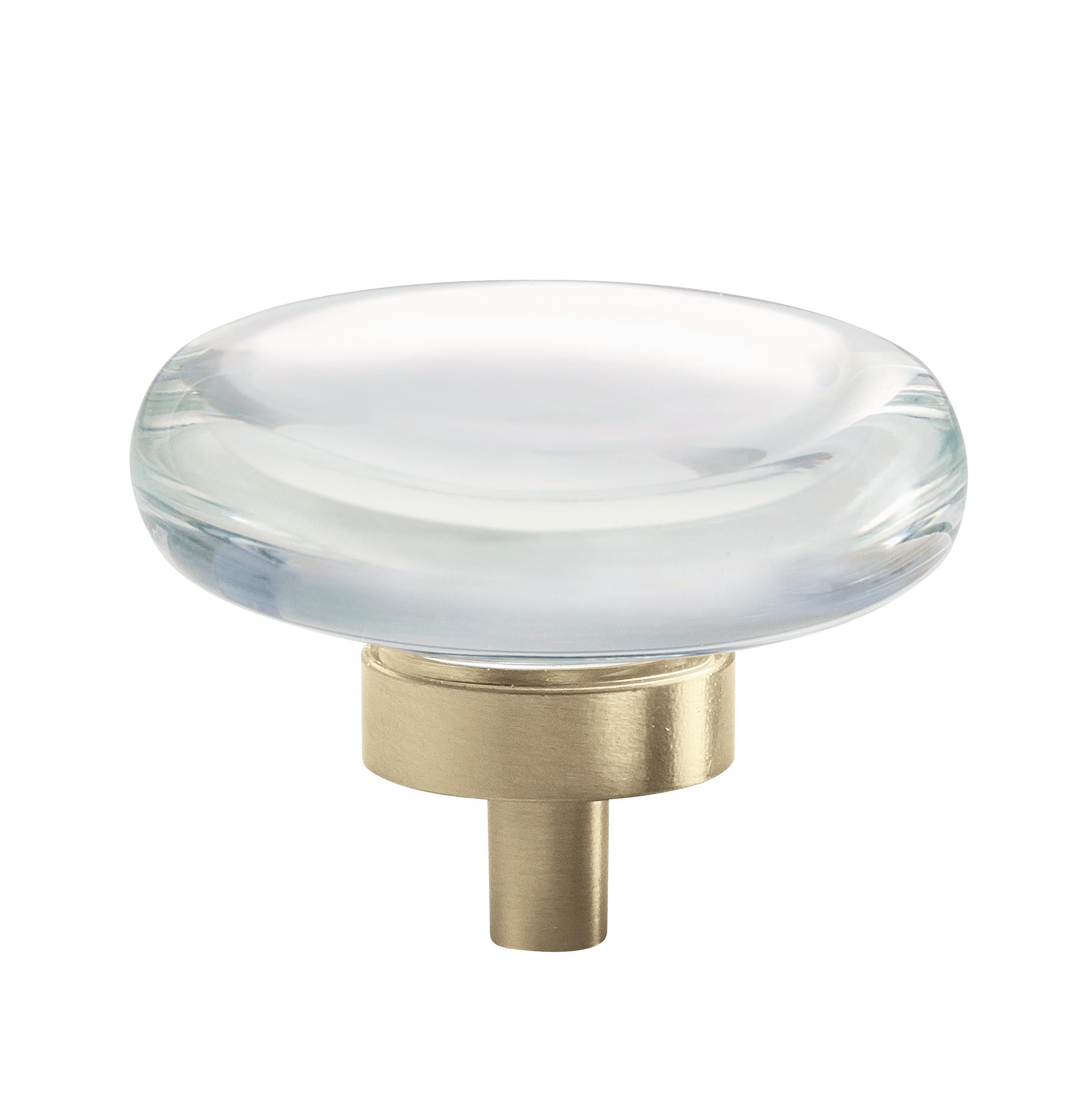 Amerock Glacio 1-3/4 in (44 mm) Diameter Knob - 36652 Amerock