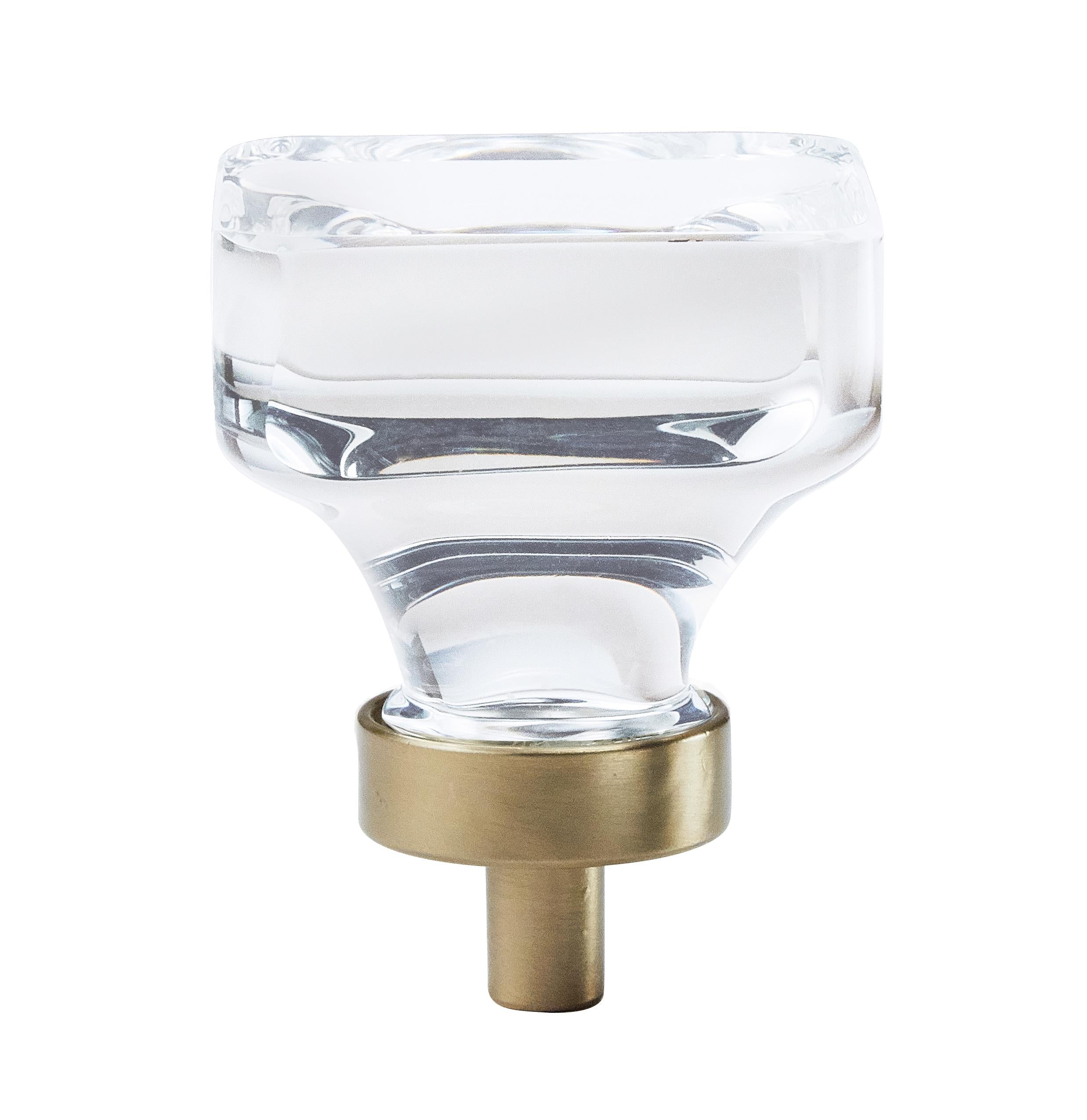 Amerock Glacio 1-3/8 in (35 mm) Length Knob - 36653 Amerock