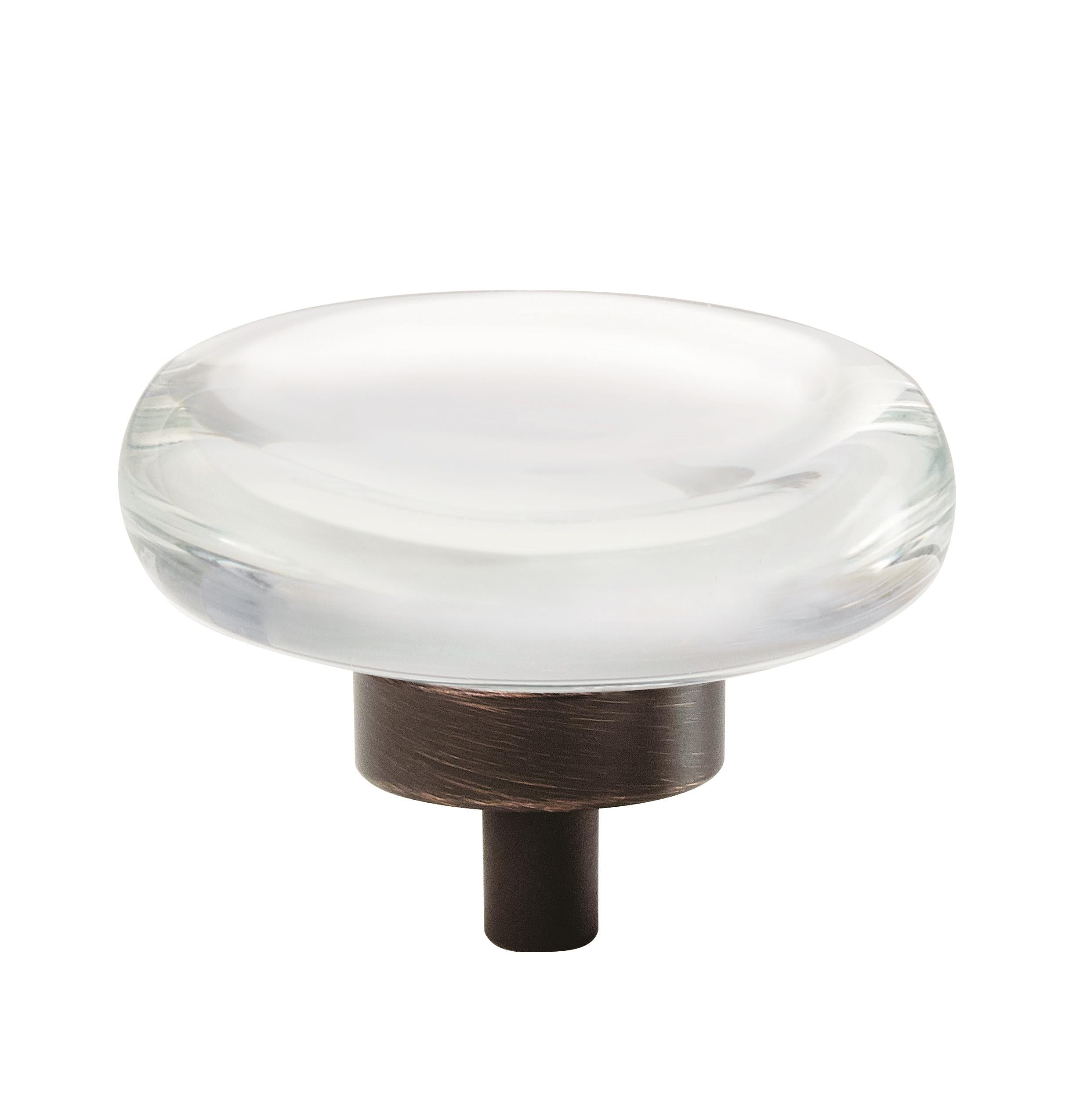 Amerock Glacio 1-3/4 in (44 mm) Diameter Knob - 36652 Amerock