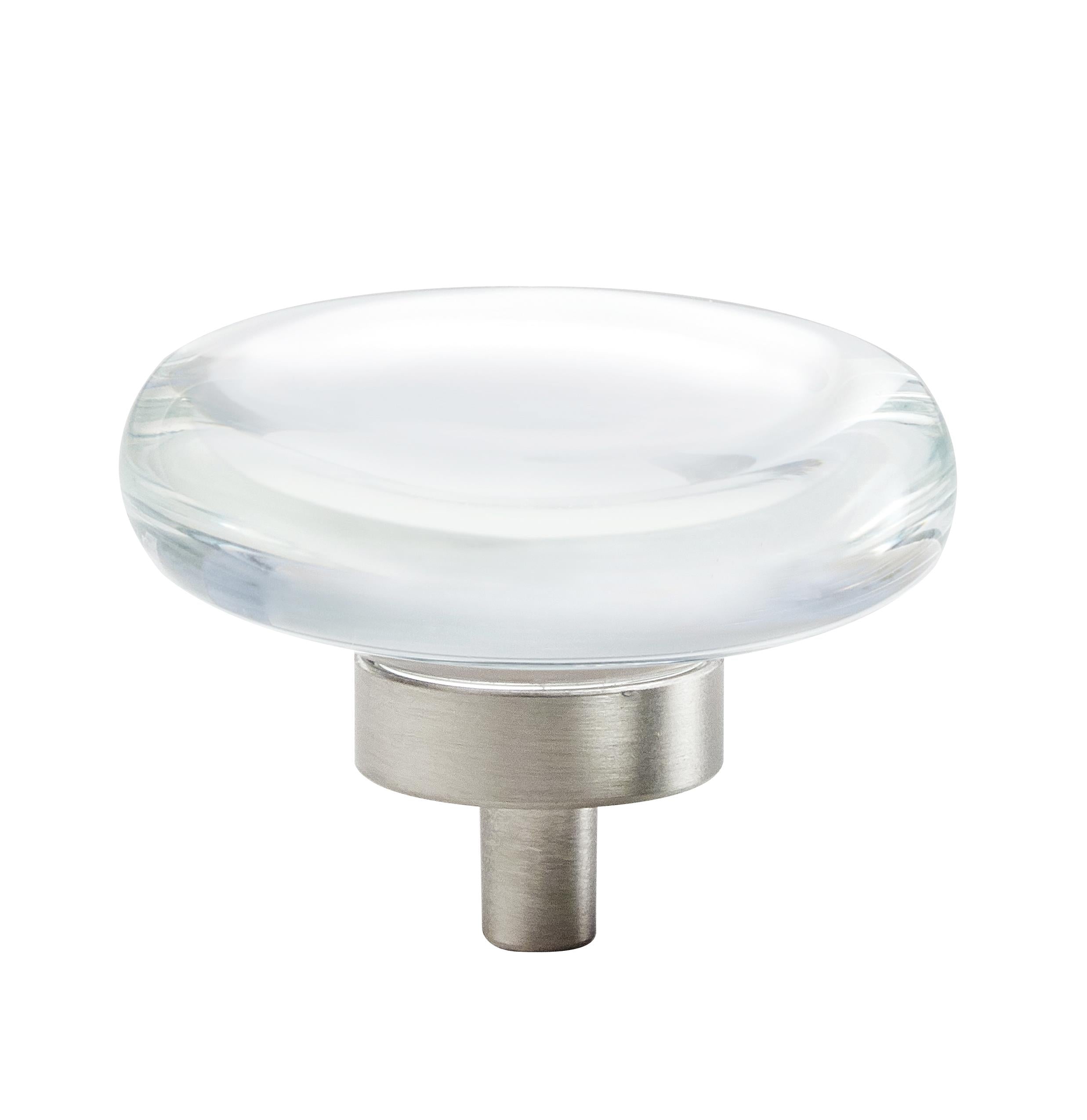Amerock Glacio 1-3/4 in (44 mm) Diameter Knob - 36652 Amerock