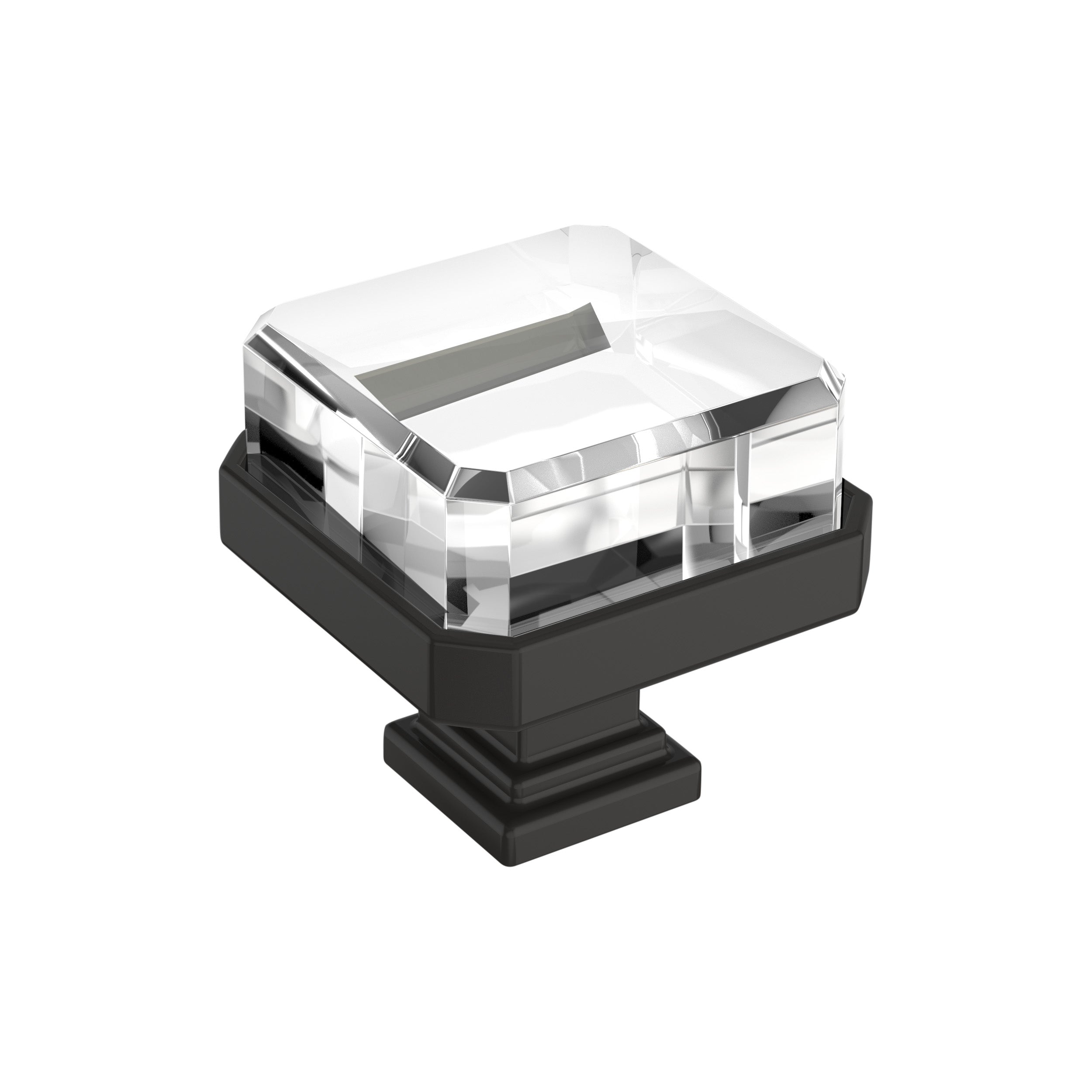 Amerock Glacio 1-3/8 inch (35mm) Length Knob - 36975 Amerock