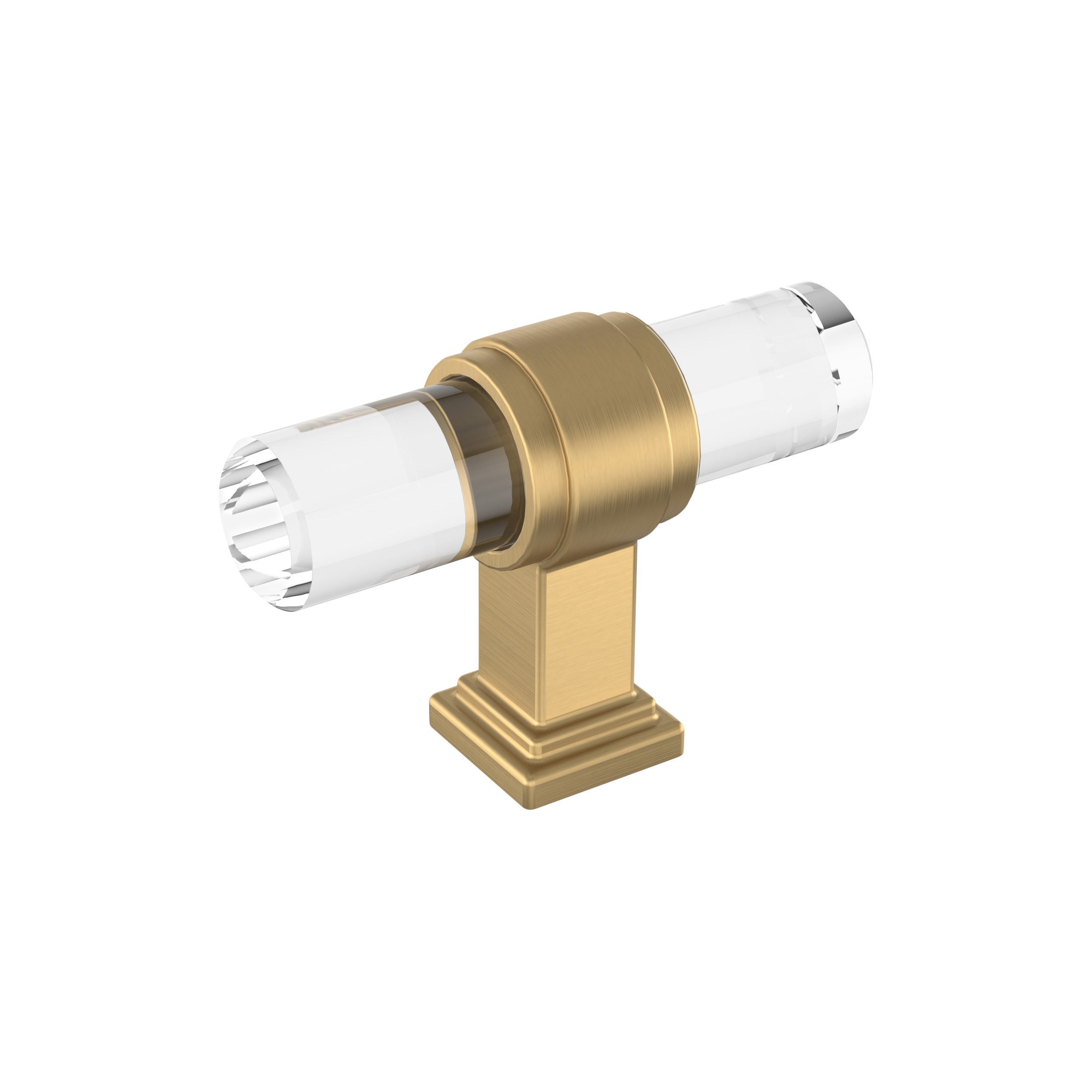 Amerock Glacio 2-1/8 inch (54mm) Length Knob - 36977 Amerock