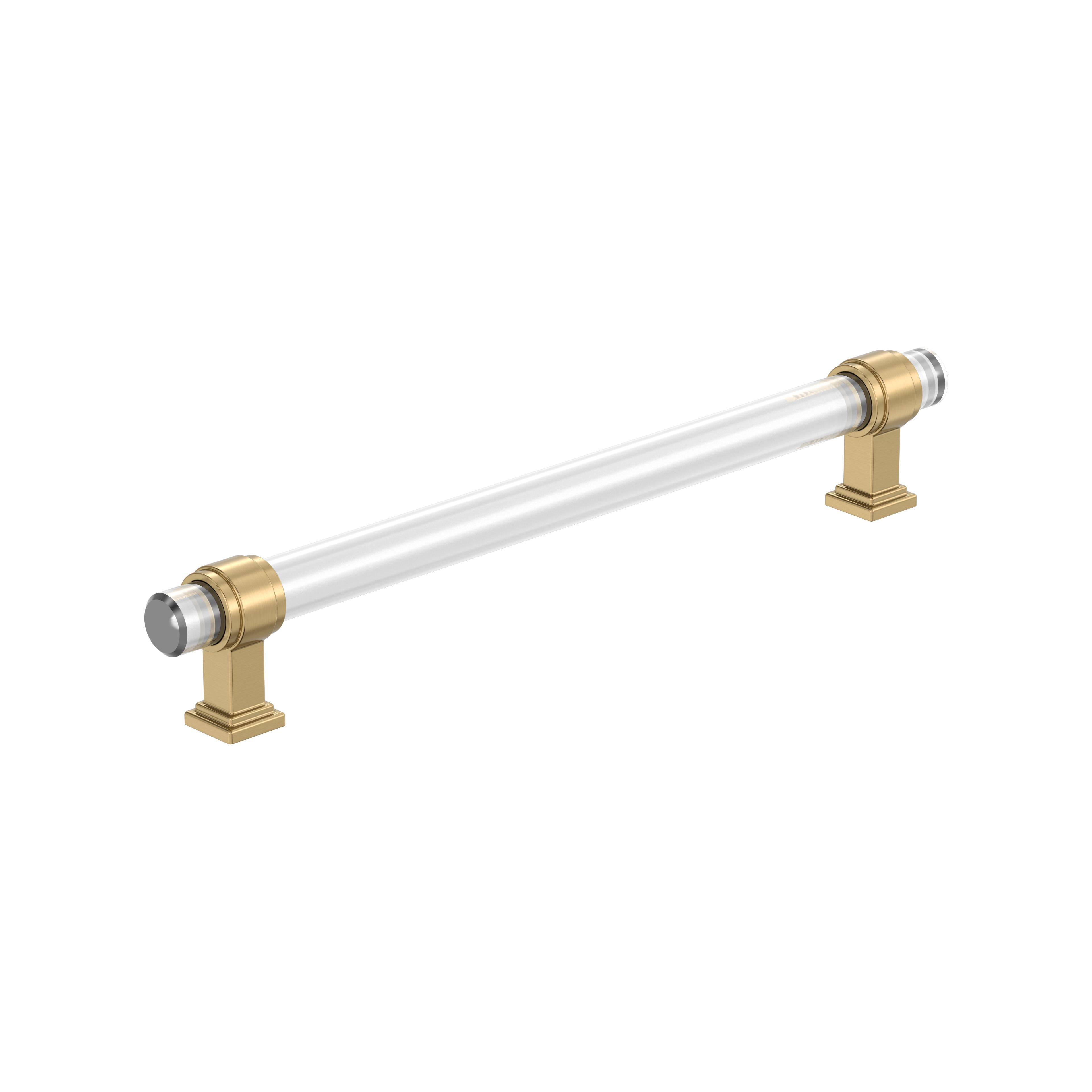 Amerock Glacio 8 in (203 mm) Center-to-Center Cabinet Pull - 36661 Amerock