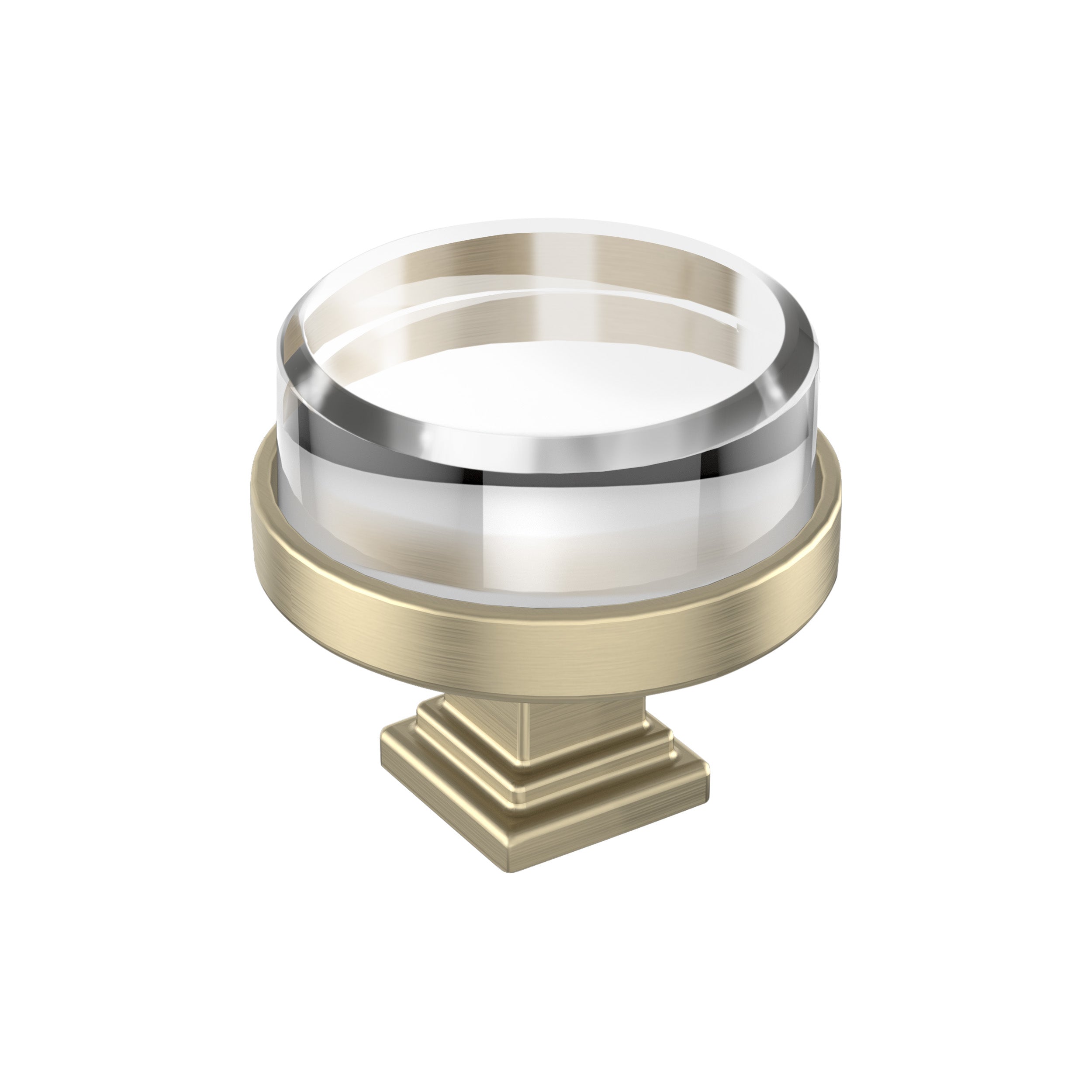 Amerock Glacio 1-1/2 inch (38mm) Diameter Knob - 36976 Amerock