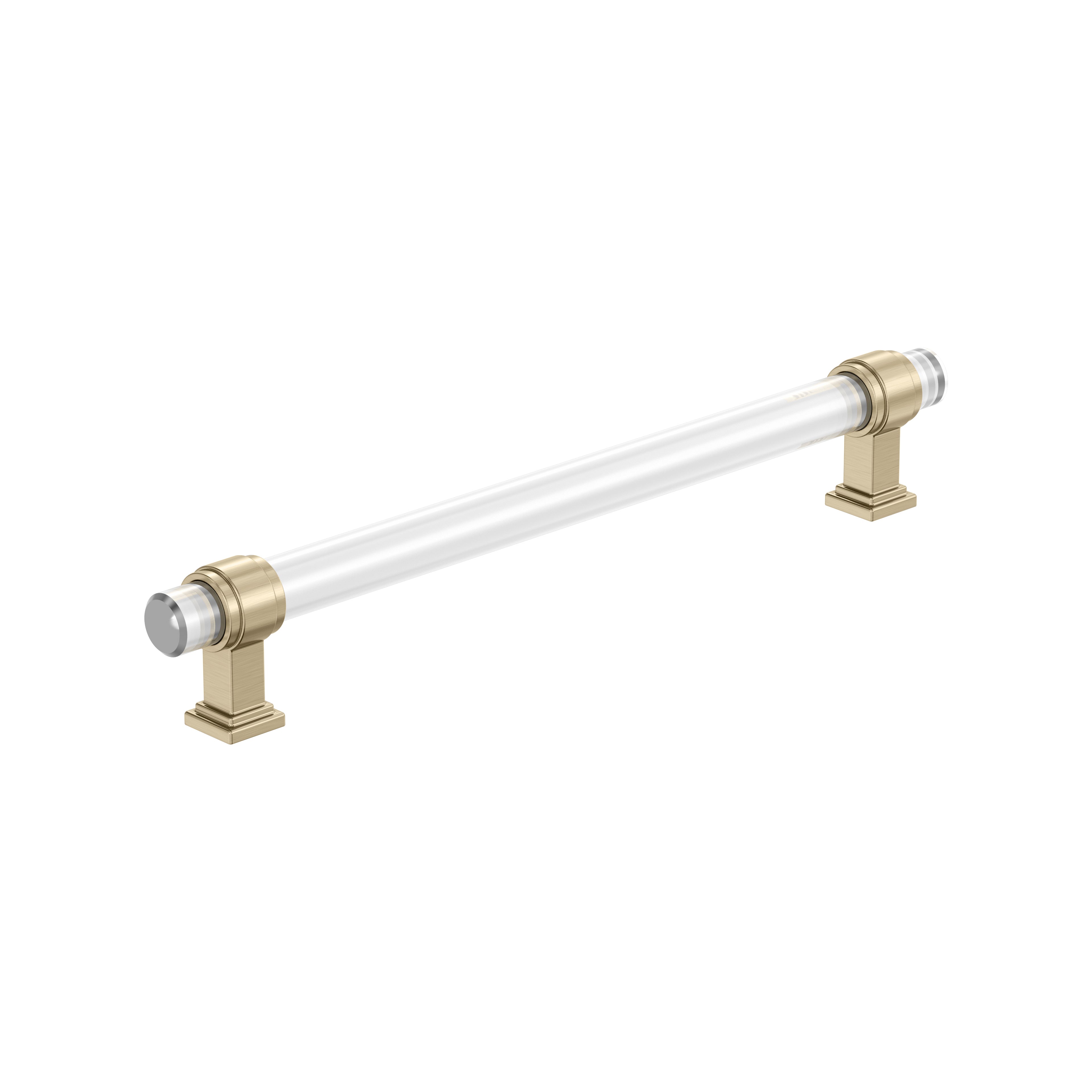 Amerock Glacio 8 in (203 mm) Center-to-Center Cabinet Pull - 36661 Amerock