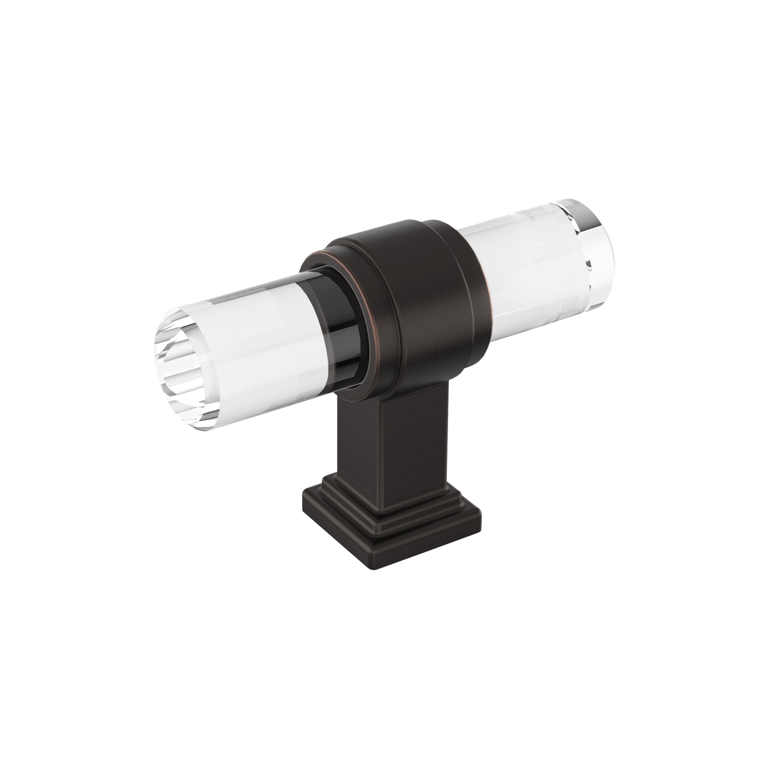Amerock Glacio 2-1/8 inch (54mm) Length Knob - 36977 Amerock