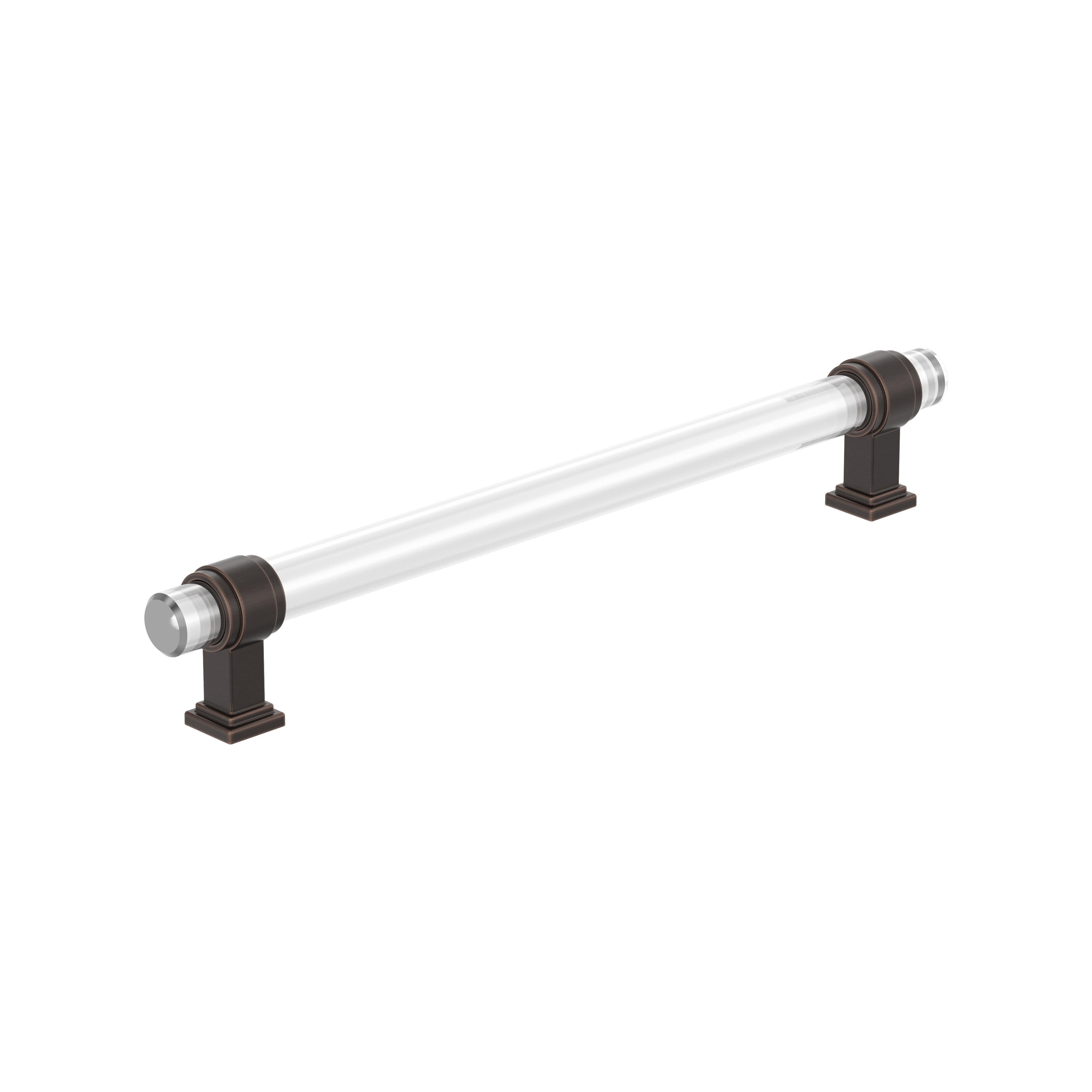 Amerock Glacio 8 in (203 mm) Center-to-Center Cabinet Pull - 36661 Amerock