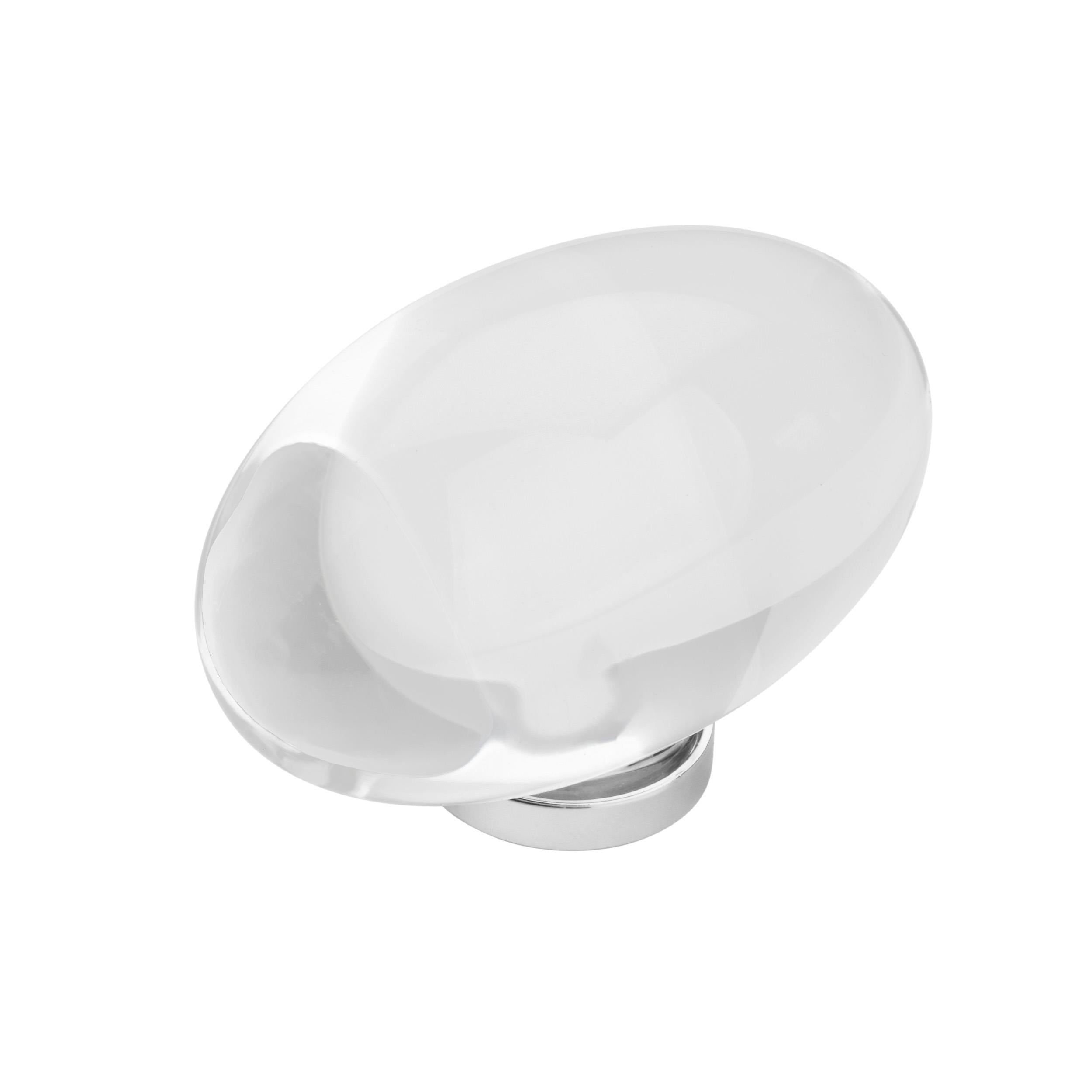 Amerock Glacio 1-3/4 in (44 mm) Length Knob - 36651 Amerock