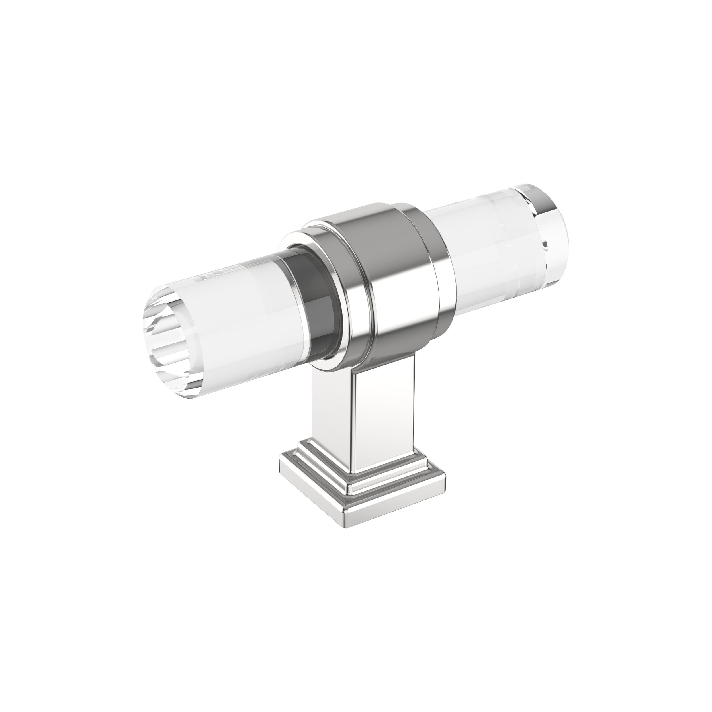 Amerock Glacio 2-1/8 inch (54mm) Length Knob - 36977 Amerock