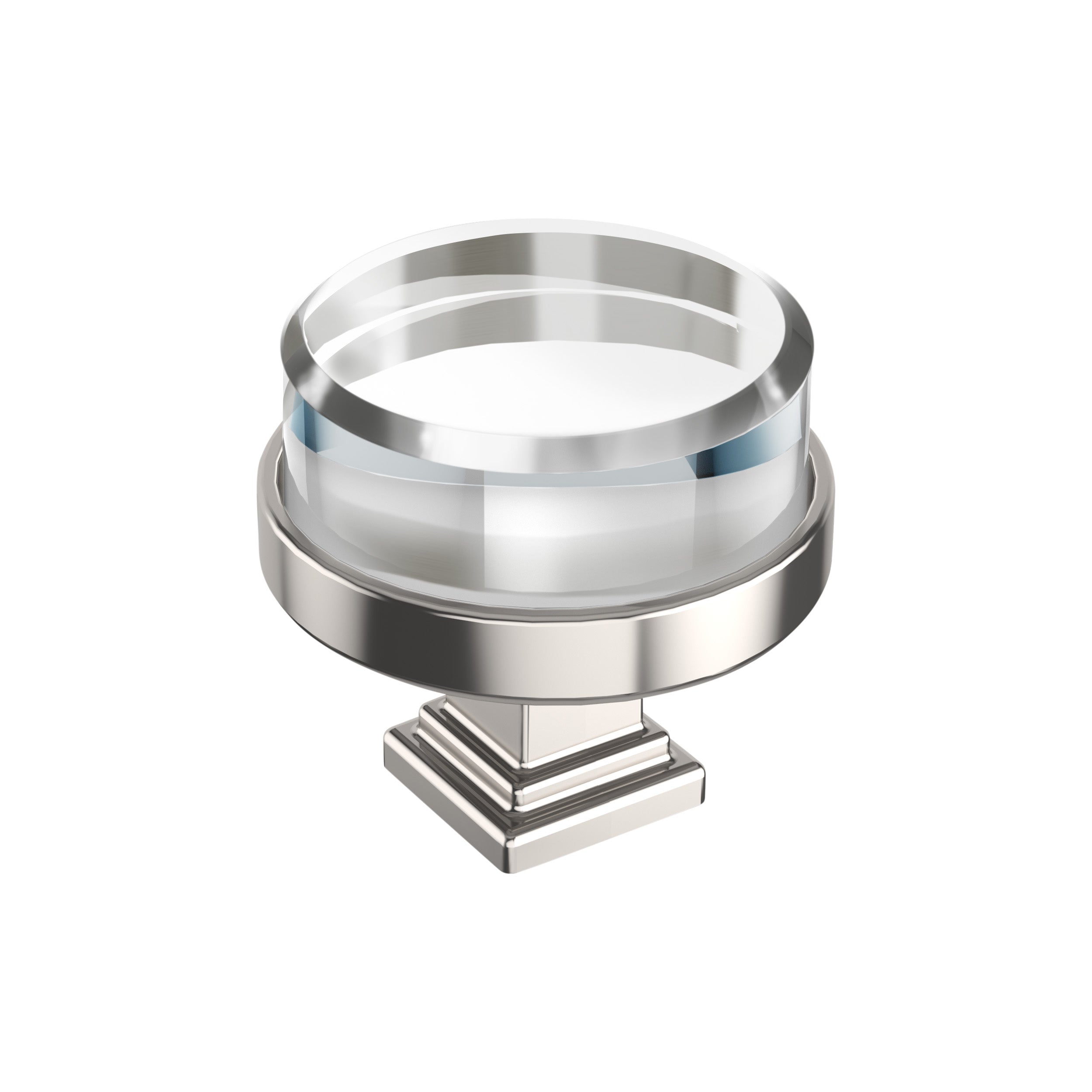 Amerock Glacio 1-1/2 inch (38mm) Diameter Knob - 36976 Amerock