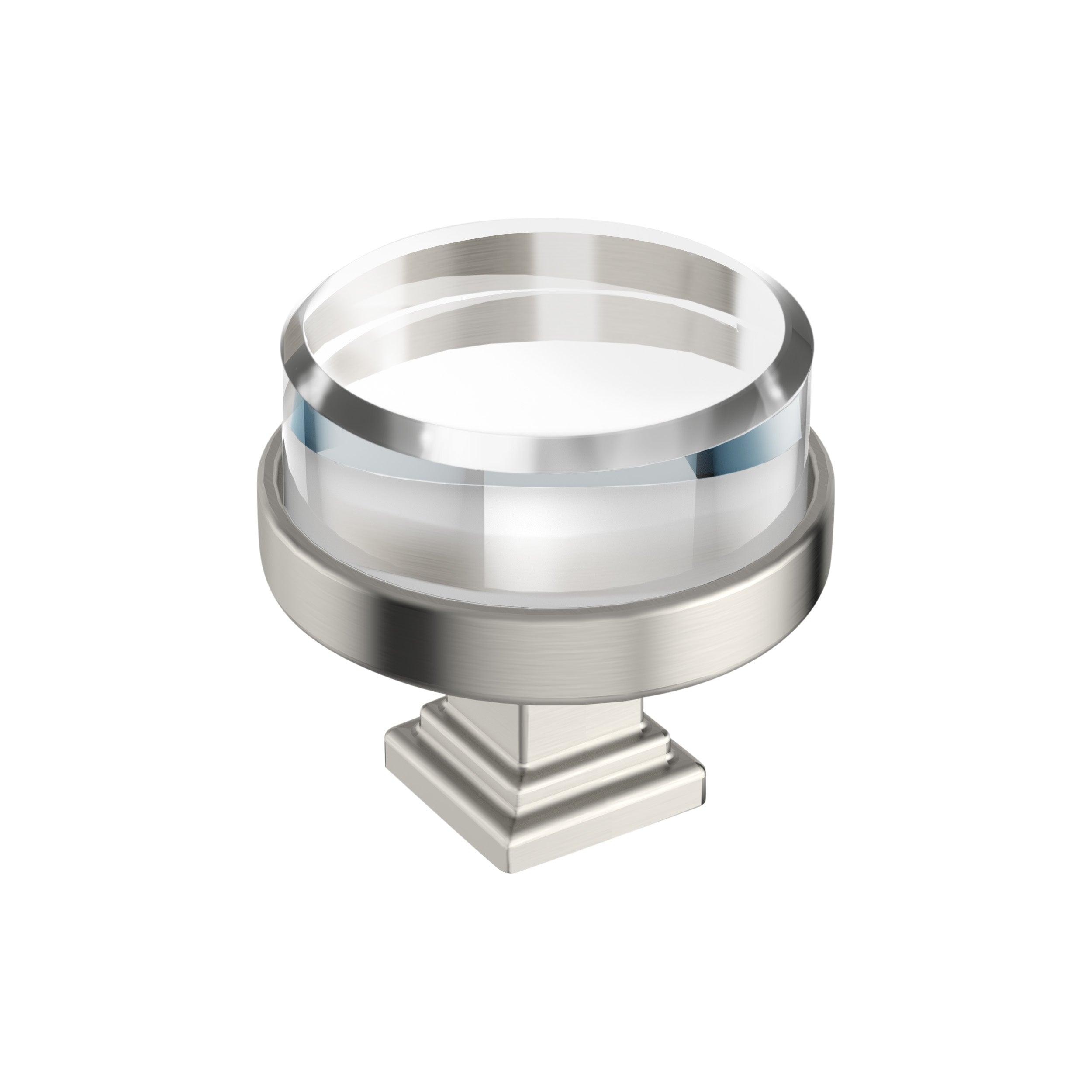 Amerock Glacio 1-1/2 inch (38mm) Diameter Knob - 36976 Amerock