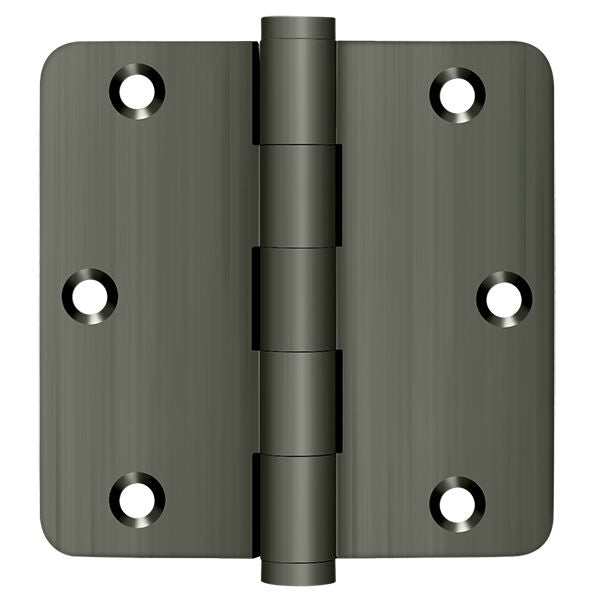 Deltana 3-1/2" x 3-1/2" x 1/4" Radius Hinge; Residential; Deltana