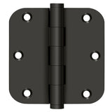 Deltana 3-1/2" x 3-1/2" x 5/8" Radius Hinge; Deltana