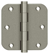 Deltana 3-1/2" x 3-1/2" x 5/8" Radius Hinge; Deltana