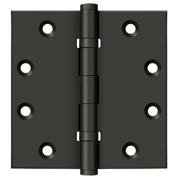 Deltana DSB45B 4-1/2" x 4-1/2" Square Hinge; Ball Bearings; Deltana