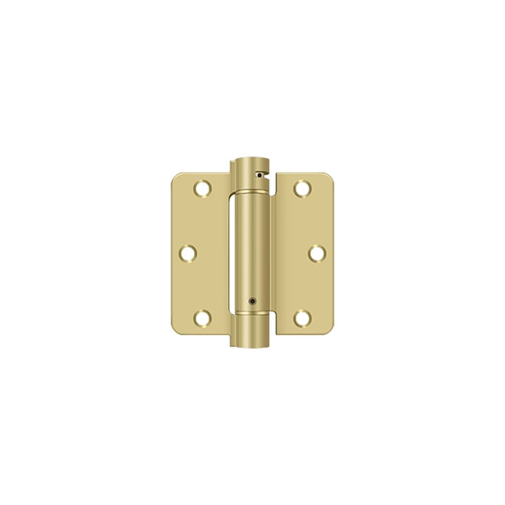 Deltana 3-1/2" x 3-1/2" x 1/4" Spring Hinge; Deltana