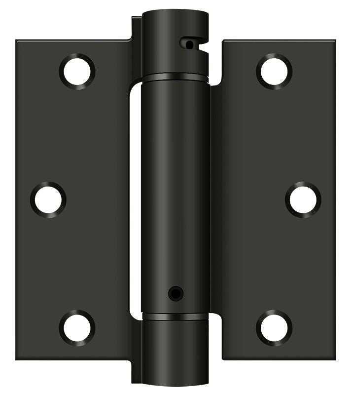 Deltana 3-1/2" x 3-1/2" Spring Hinge; Deltana