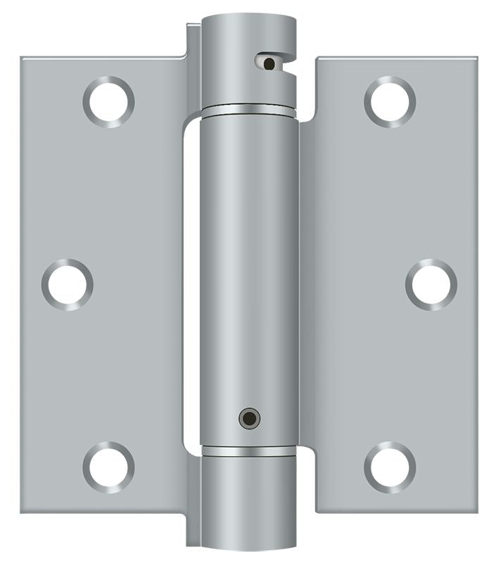 Deltana 3-1/2" x 3-1/2" Spring Hinge; Deltana