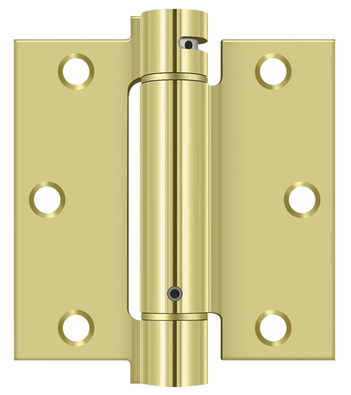 Deltana 3-1/2" x 3-1/2" Spring Hinge; Deltana