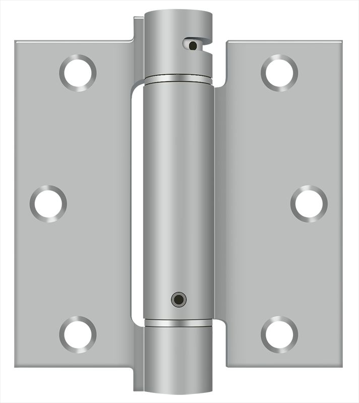 Deltana 3-1/2" x 3-1/2" Spring Hinge; Deltana