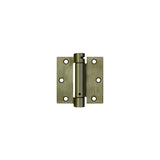 Deltana 3-1/2" x 3-1/2" Spring Hinge; Deltana