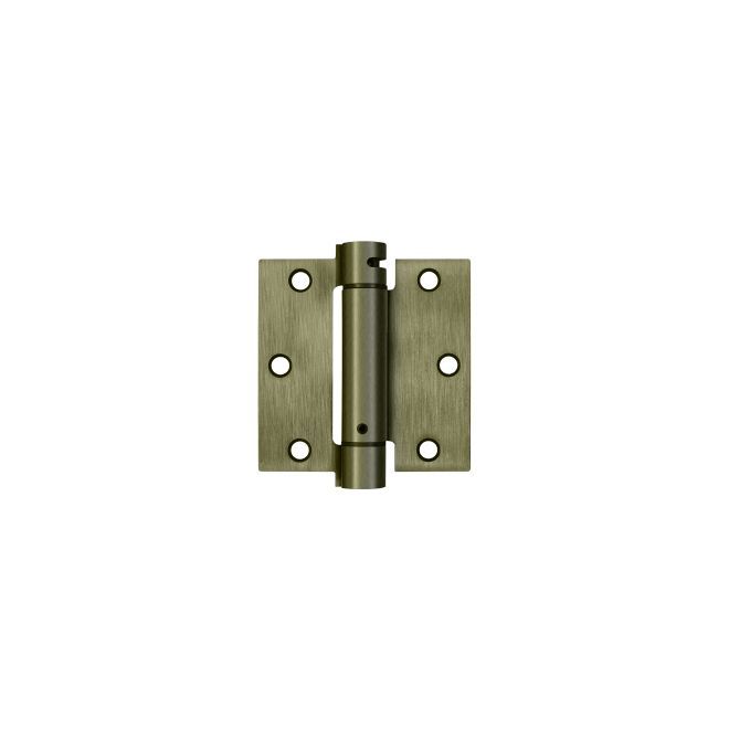 Deltana 3-1/2" x 3-1/2" Spring Hinge; Deltana
