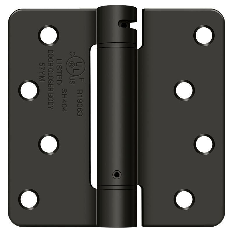 Deltana 4" x 4" x 1/4" Spring Hinge; Deltana