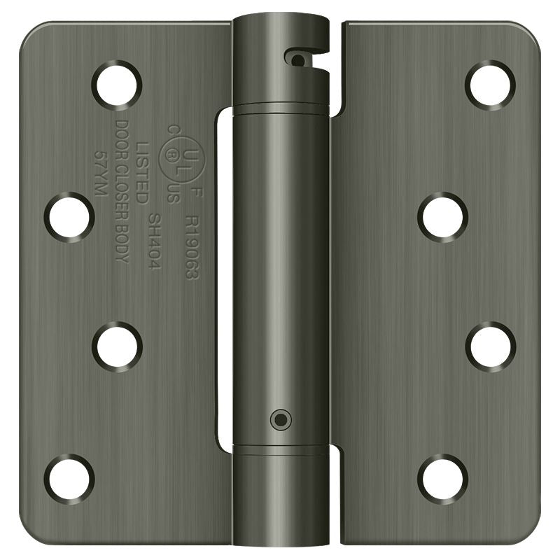 Deltana 4" x 4" x 1/4" Spring Hinge; Deltana